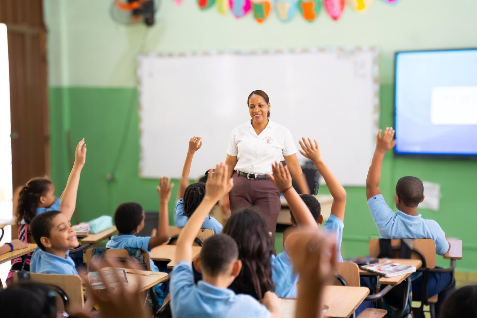 Un total de 237 escuelas públicas de República Dominicana no inició las clases con estudiantes en la primera semana del año escolar 2026-2027, según la ADP. (Cortesía: Regional de Educación 08-Santiago)