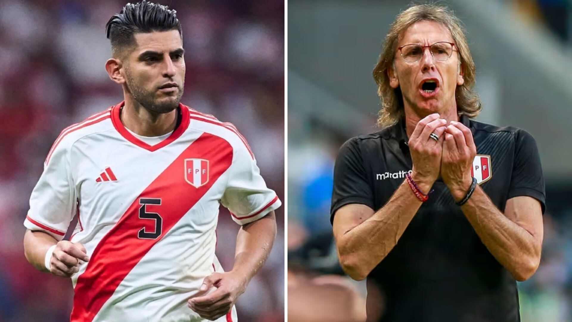 Carlos Zambrano se confiesa con Ricardo Gareca acerca del caso de abuso sexual en el que se vio envuelto. - Crédito: FPF