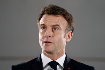El presidente francés, Emmanuel Macron (REUTERS)