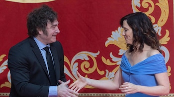 Javier Milei recibe a la