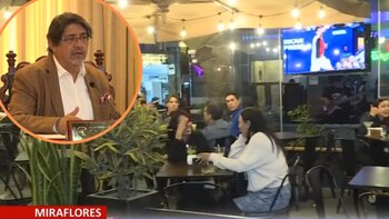 Algunas personas se mostraron en