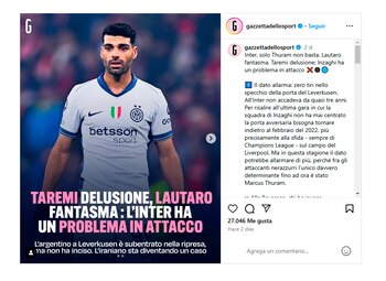 “Taremi desilusiona, Lautaro fantasma: el