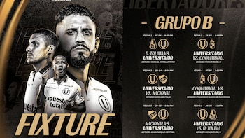 Fixture confirmado de Universitario en