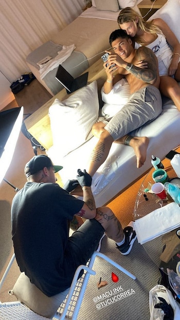 Tucu Correa, de vacaciones con