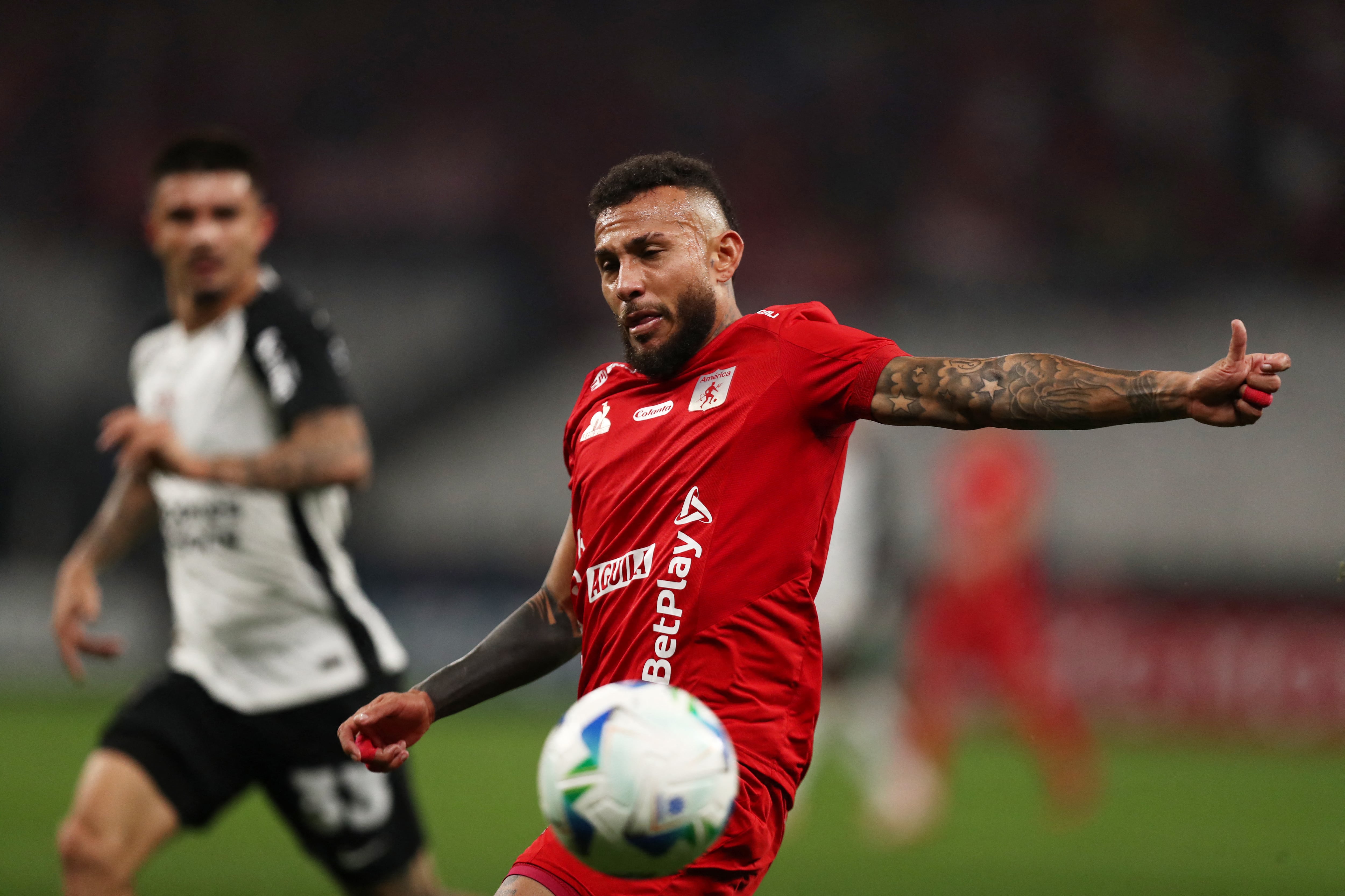 Duván Vergara es una de las figuras del América en el primer semestre de 2025, pero que se despediría en las próximas semanas - crédito Jean Carniel/REUTERS