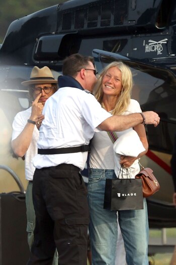 Gwyneth Paltrow fue fotografiada cuando