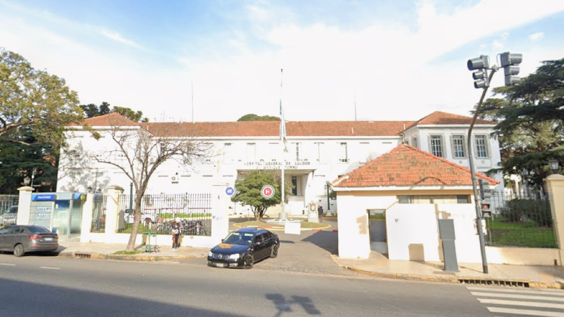 La joven fue asistida por personal médico del Hospital Tornú