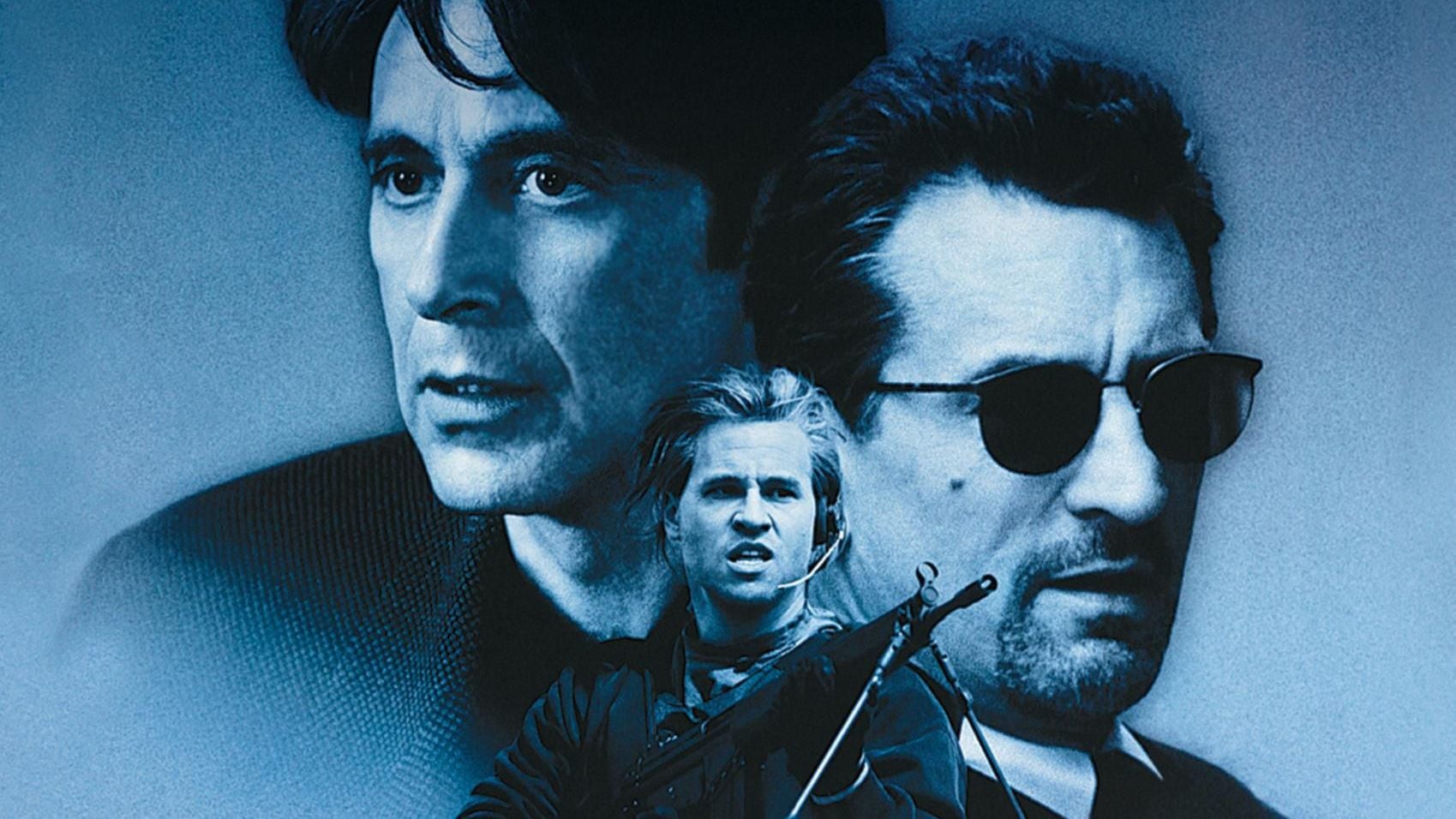 Película policiaca dirigida por Michael Mann, y protagonizada por Robert De Niro, Al Pacino y Val Kilmer. (Warner Bros.)
