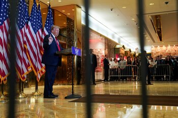 Donald Trump dijo que se