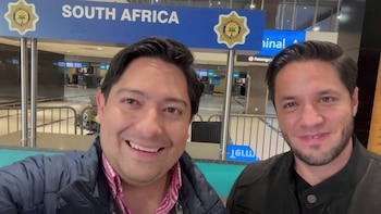 Julio Ibáñez y su camarógrafo dan sus primeras declaraciones tras ser liberados en Sudáfrica: “Se terminó la pesadilla”