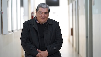 Norberto Aramayo trabaja en la