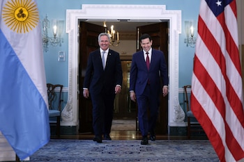 Pablo Quirno y Marco Rubio,