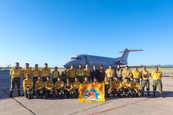 Los brigadistas de Jujuy.