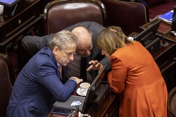 Sesión Ordinaria en el Senado de la Nación el 14 de mayo de 2026 en Buenos Aires, Argentina - Patricia Bullrich