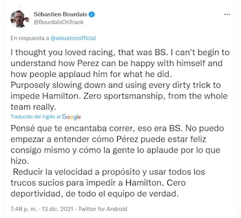 Criticaron a Checo Pérez por