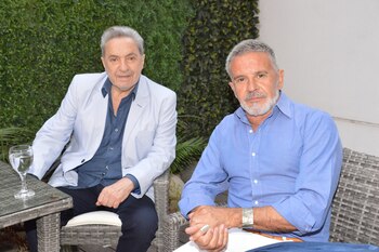 Antonio Grimau y Osvaldo Laport