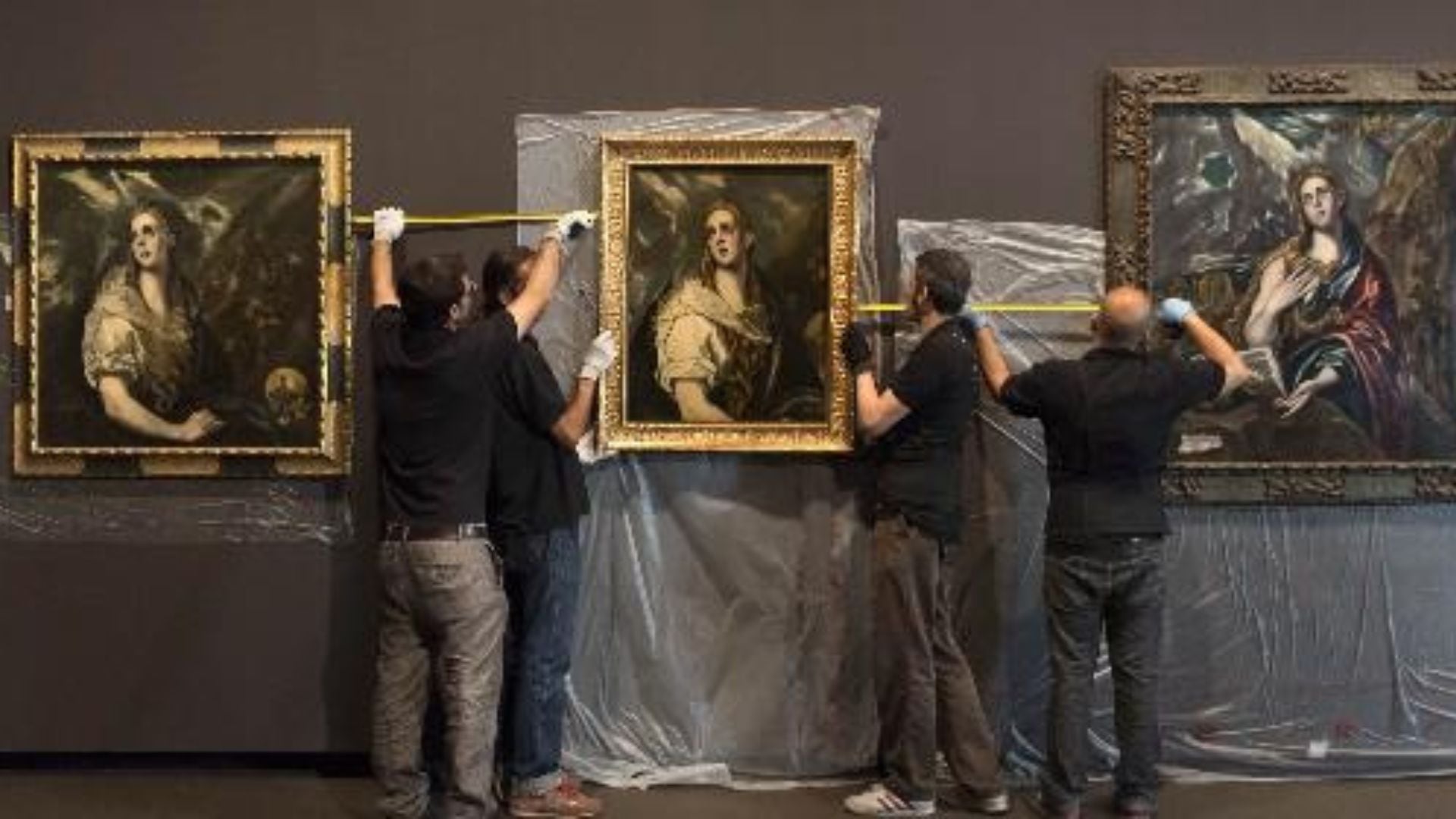 Roban la réplica de ‘La Magdalena Penitente’ situada a la izquierda en una exposición en Toledo (Ayuntamiento de Paradas)