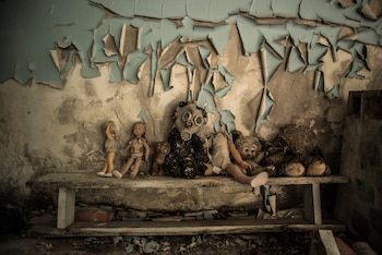 Edificio abandonado en Chernobil. (Adobe