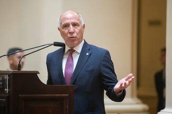 Ricardo Lorenzetti durante su discurso