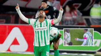 Cardona marcó el 1-1 parcial