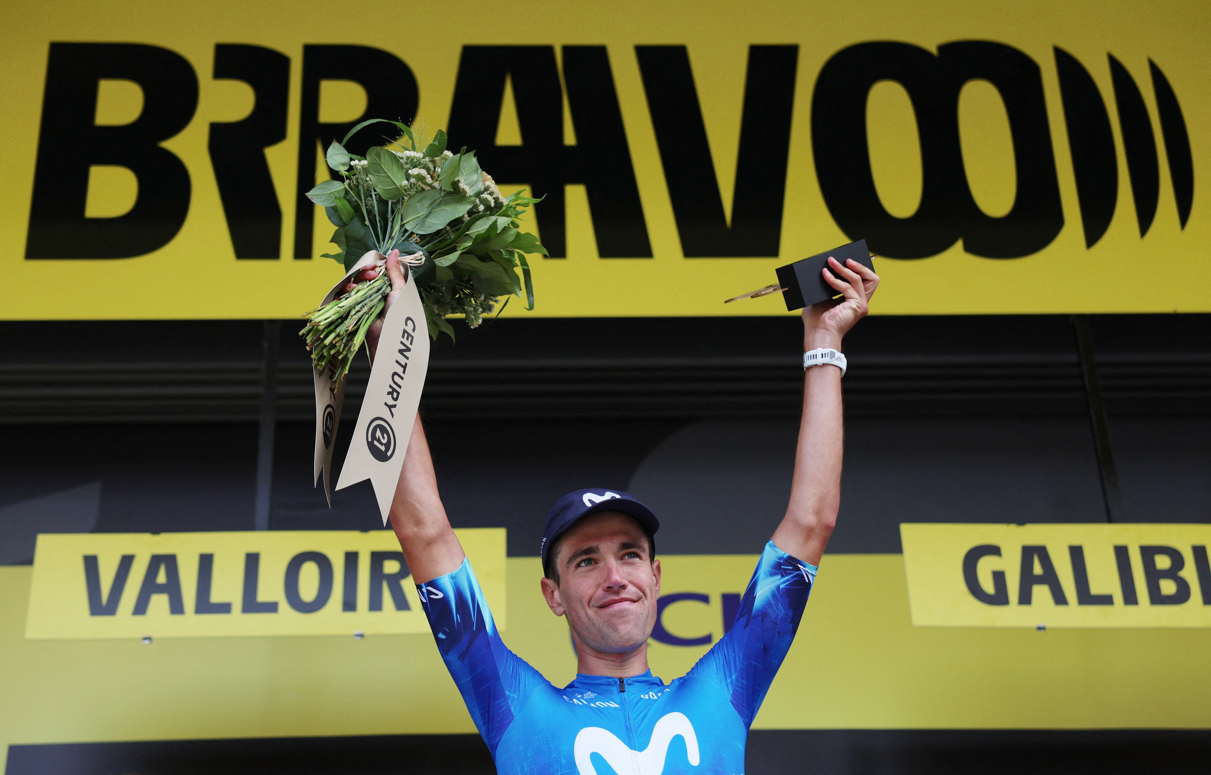 El ciclista español Oier Lazkano (REUTERS/Molly Darlington)