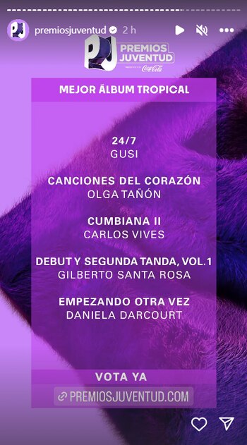 Nominados a Premios Juventud 2023