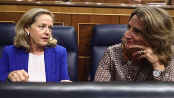 Nadia Calviño y Teresa Ribera.