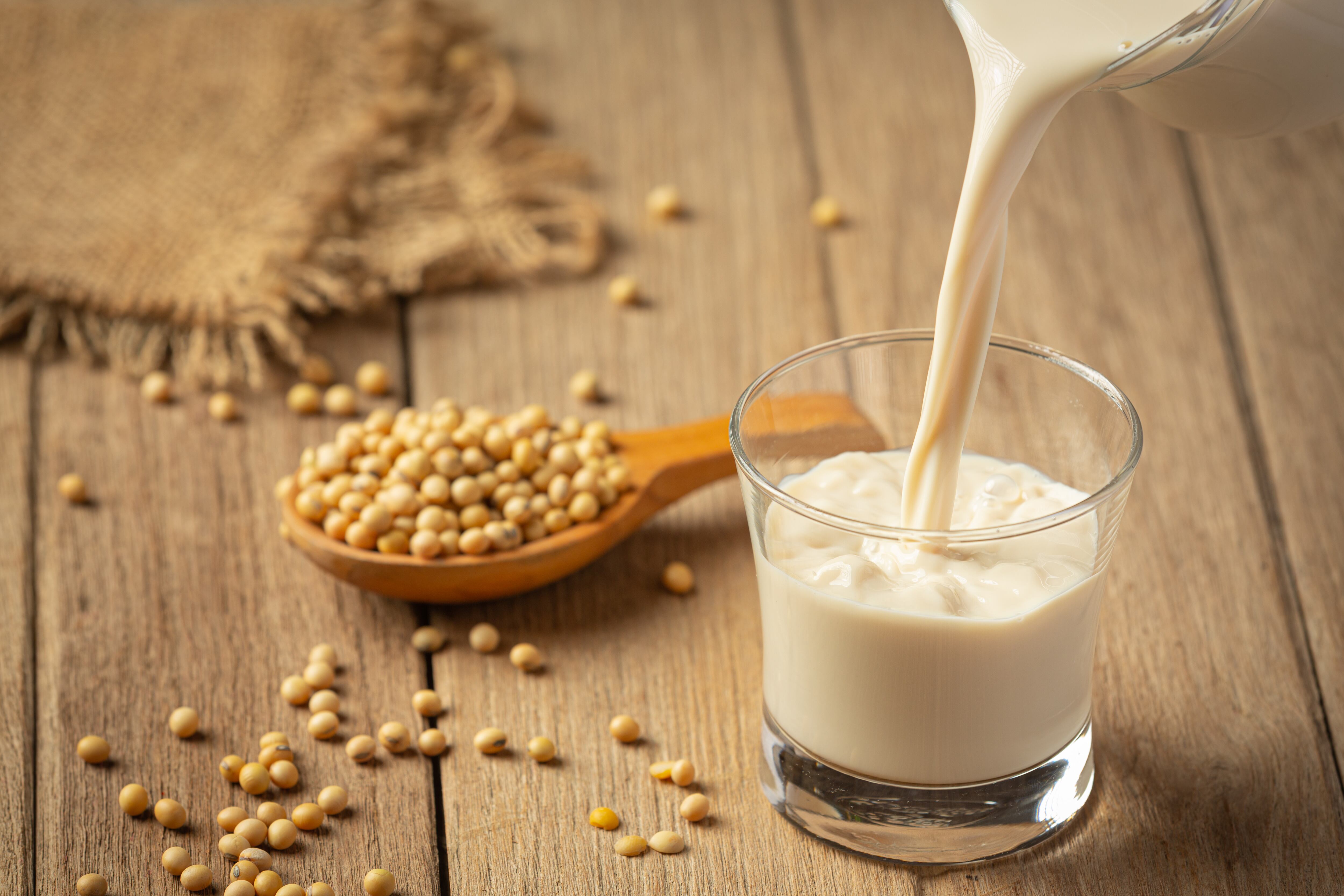 Las bebidas vegetales como soja, avena, almendra y coco presentan diferencias clave en proteínas, fibra y valor nutricional (Crédito: Freepik)
