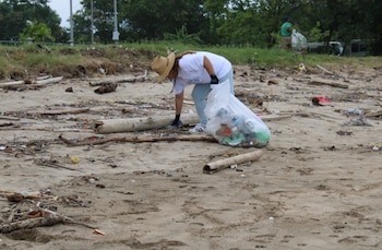 Desechos vinculados a alimentos y bebidas, como envases, tapas y botellas, representan la mayor proporción de la basura recolectada en los litorales. (MiAmbiente)