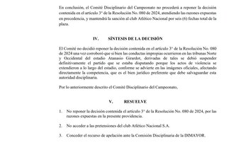 Atlético Nacional seguirá con la