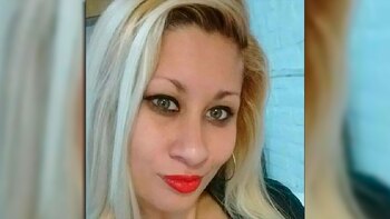 Laura Herrera al momento de