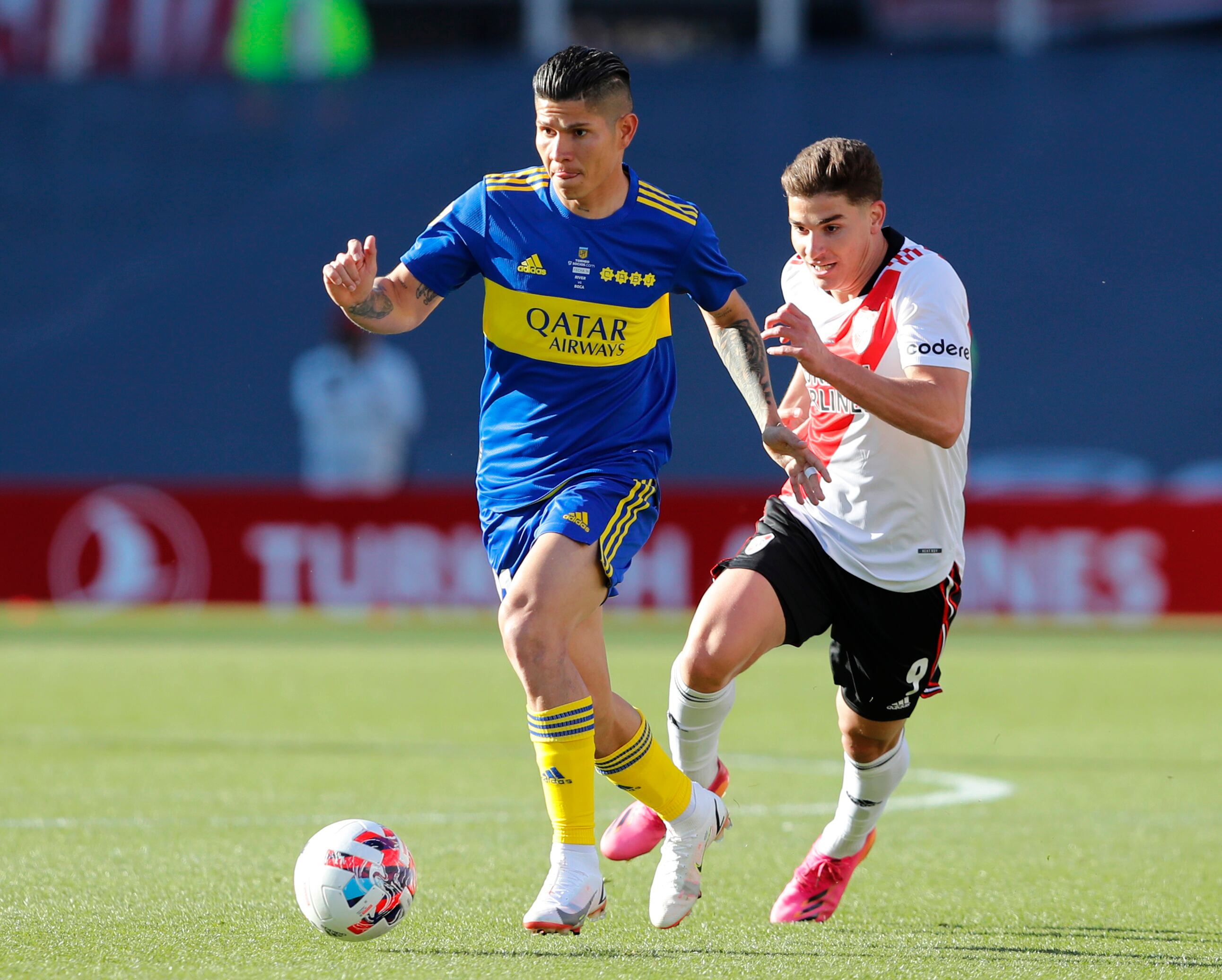 Jorman Campuzano tiene contrato con Boca Juniors- crédito Gustavo Ortiz/ REUTERS