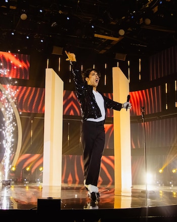 Gabriela Villanueva, imitadora de Michael