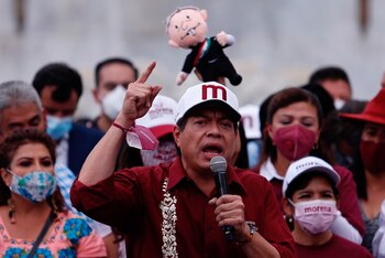 El presidente nacional del Movimiento