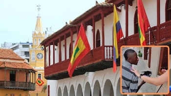 Los sujetos hostigaron a la joven hasta que les dio varios billetes - crédito Alcaldía de Cartagena