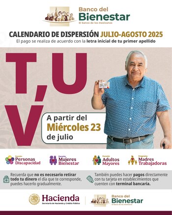 La Secretaría del Bienestar continúa