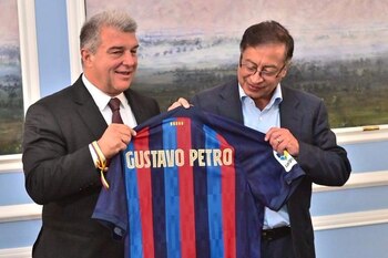 Joan Laporta, presidente del Barcelona