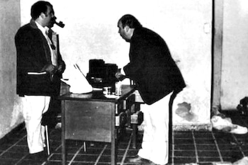 El doctor Torre durante la