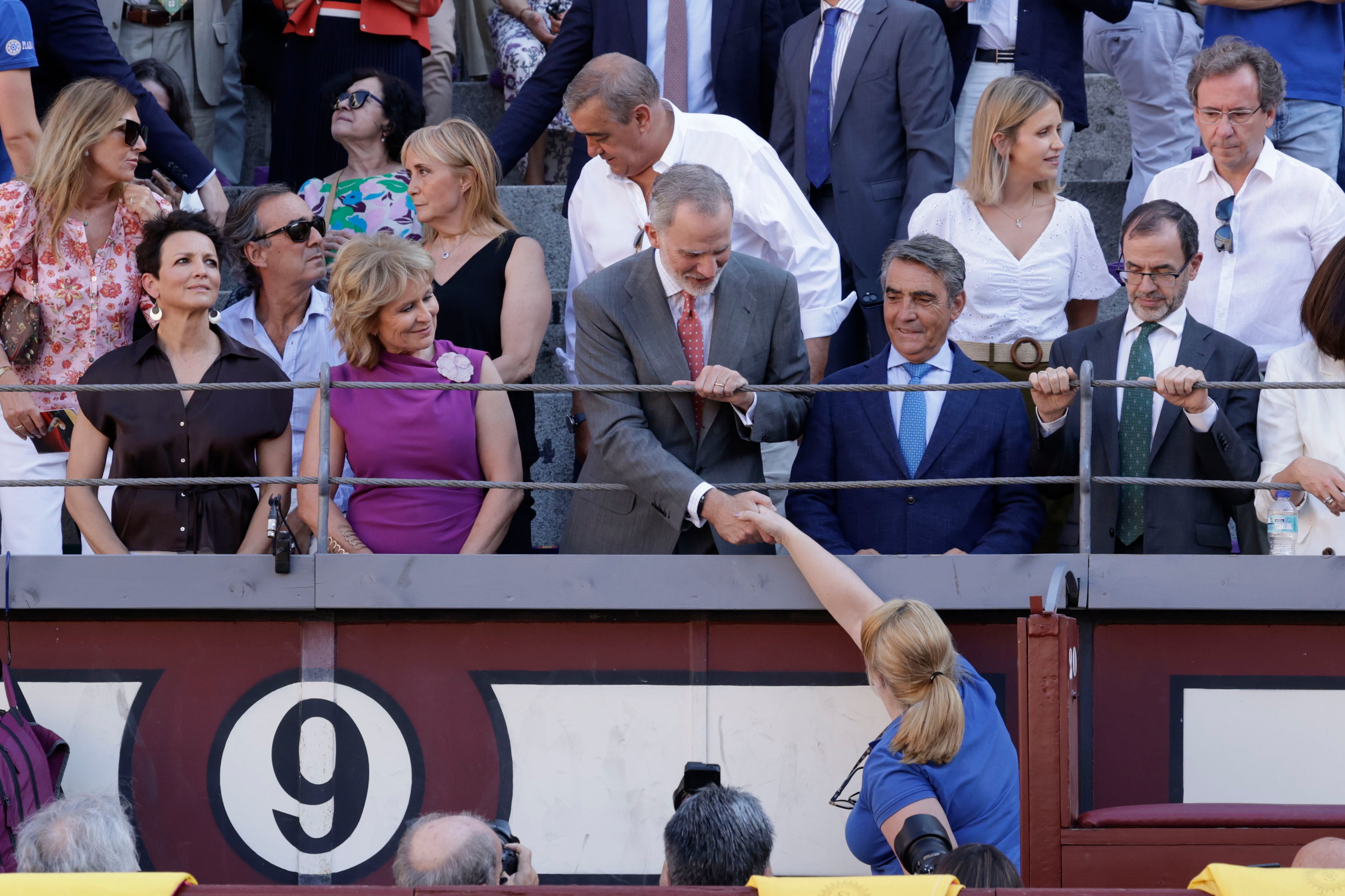 El rey Felipe VI en la Corrida de la Prensa en Las Ventas (EFE)