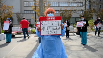 Enfermeras del Jacobi Medical Center