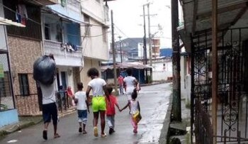 Familias desplazadas de Buenaventura. Foto: