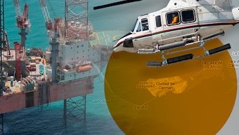 Helicóptero Pemex (Foto: Jovani Perez)