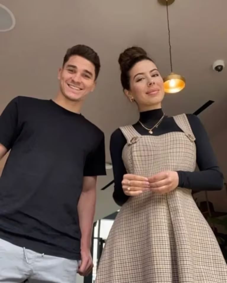 Julián Álvarez y Sara Duque (Instagram)
