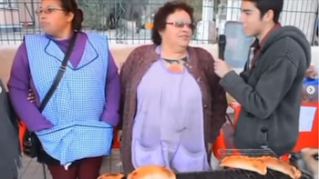 El perro orejón robando una