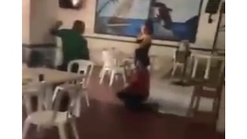 Los comensales que se encontraban