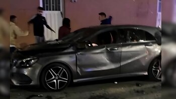 El conductor de la camioneta