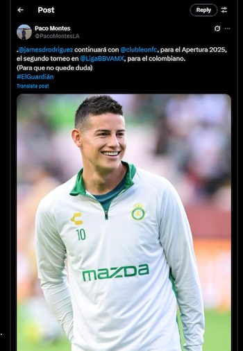 El periodista informó que el