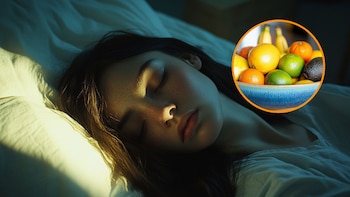 Esta es la fruta que debes comer si quieres dormir más y mejor, según un médico. (Montaje Infobae)