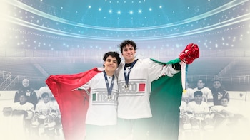 México triunfa en el hockey