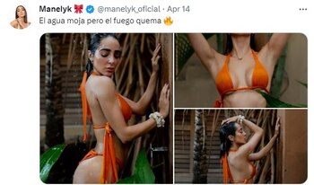 La "influencer" causó burlas en